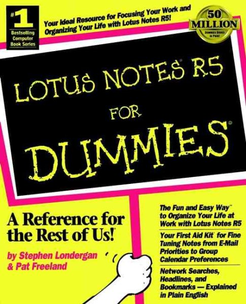 Lotus Notes R5 For Dummies (For Dummies (Computer/Tech)) cover