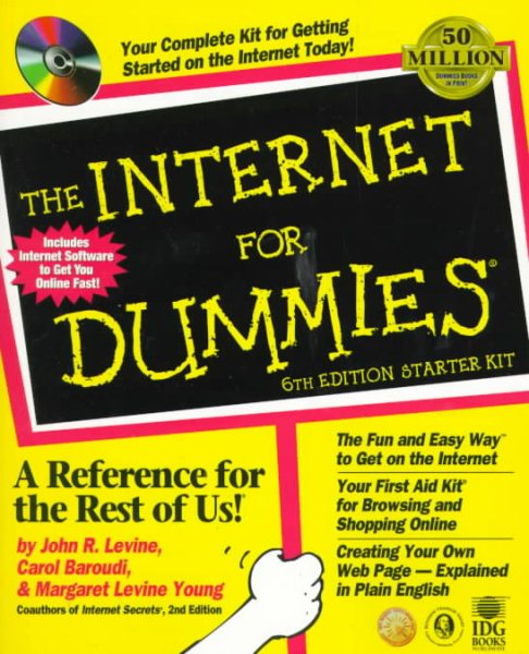 The Internet For Dummies (INTERNET FOR DUMMIES (STARTER KIT)) cover