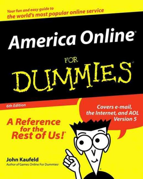 America Online For Dummies (America Online for Dummies, 6th ed) cover