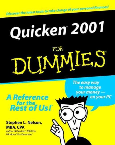 Quicken 2001 for Dummies cover