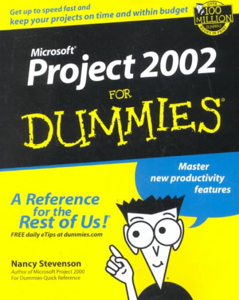 Microsoft Project 2002 For Dummies cover