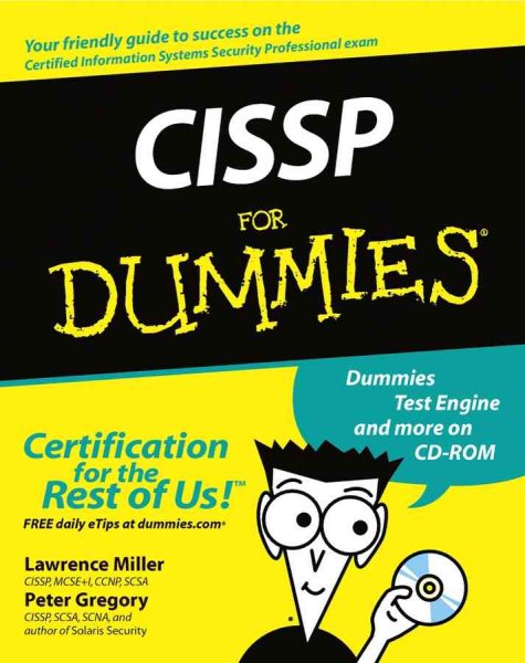 CISSP For Dummies (For Dummies (Computer/Tech)) cover