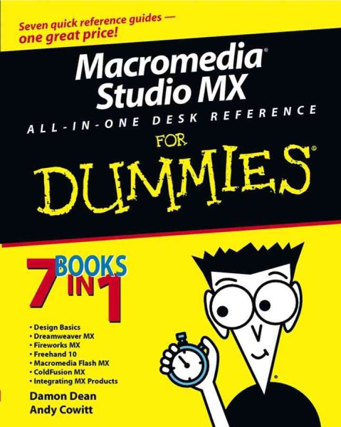 Macromedia Studio MX All-in-One Desk Reference For Dummies cover