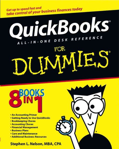QuickBooks All-in-One Desk Reference For Dummies (For Dummies (Computers)) cover