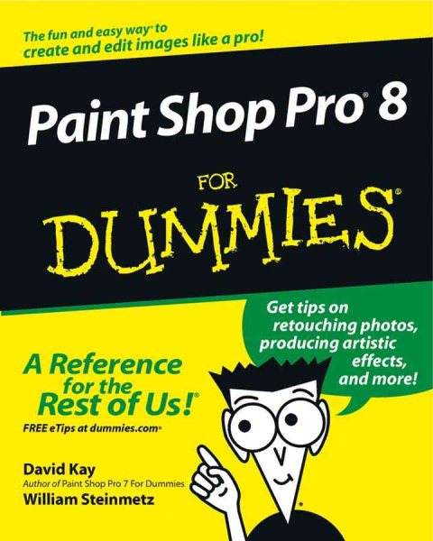 Paint Shop Pro 8 For Dummies cover