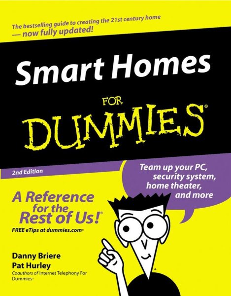 Smart Homes For Dummies cover