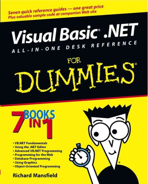 Visual Basic .NET All-In-One Desk Reference For Dummies cover