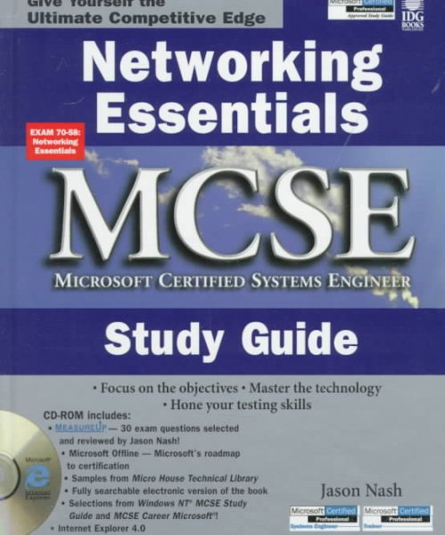 Networking Essentials McSe Study Guide (MCSE Certification) cover