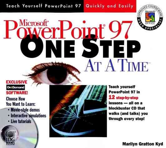 Microsoft? PowerPoint? 97 One Step at a Time cover