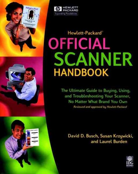 Hewlett-Packard? Official Scanner Handbook cover
