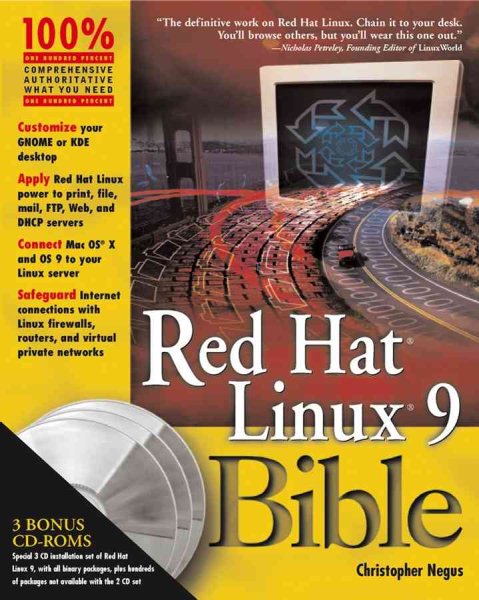 Red Hat Linux 9 Bible cover