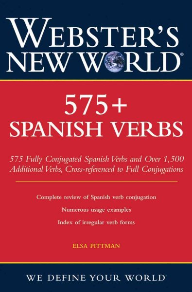 Webster's New World 575+ Spanish Verbs cover