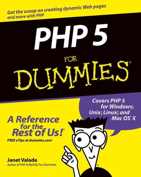 PHP 5 For Dummies cover