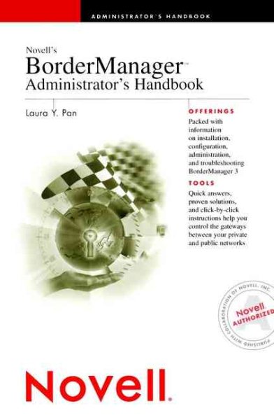 Novell's BorderManager Administrator's Handbook