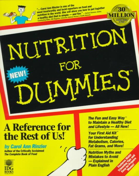 Nutrition for Dummies cover