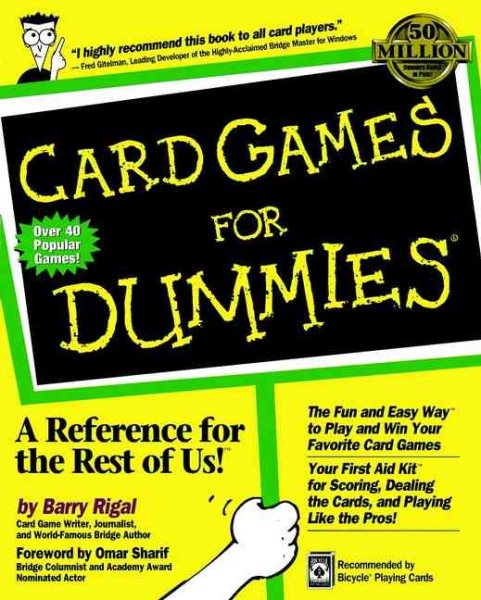 Card Games for Dummies cover