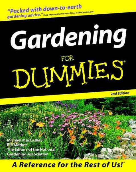Gardening For Dummies (For Dummies (Computer/Tech)) cover