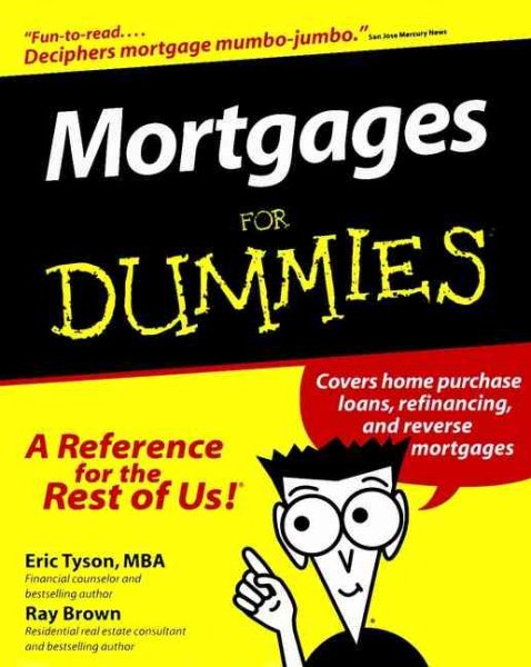 Mortgages For Dummies (For Dummies (Lifestyles Paperback)) cover