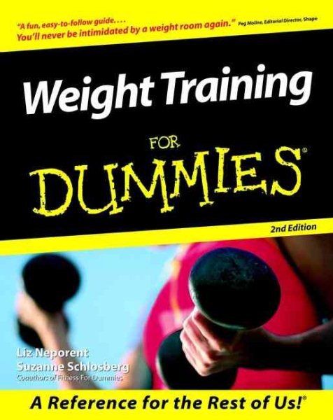 Weight Training For Dummies cover