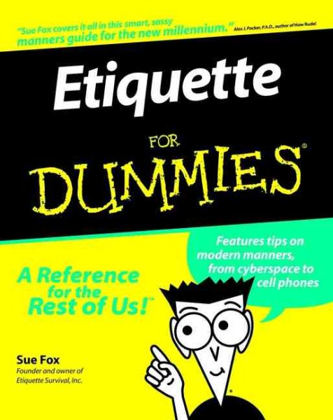Etiquette For Dummies cover