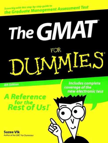 The GMAT for Dummies (For Dummies (Lifestyles Paperback))