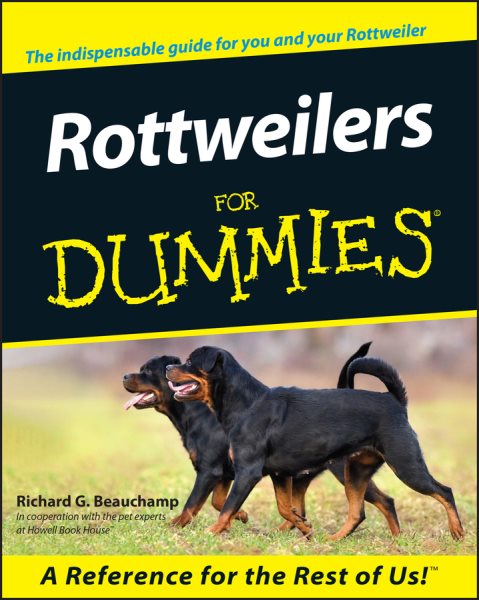 Rottweilers For Dummies cover