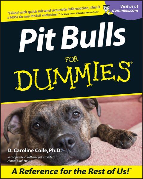 Pit Bulls For Dummies cover