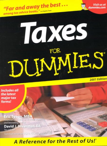 Taxes for Dummies: 2001 Edition cover