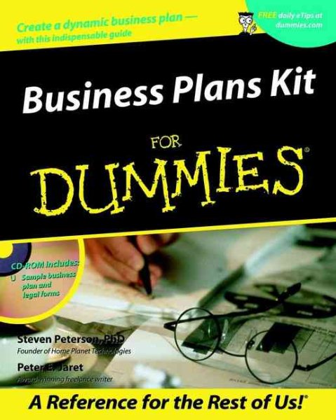 Business Plans Kit For Dummies (For Dummies (Computer/Tech)) cover