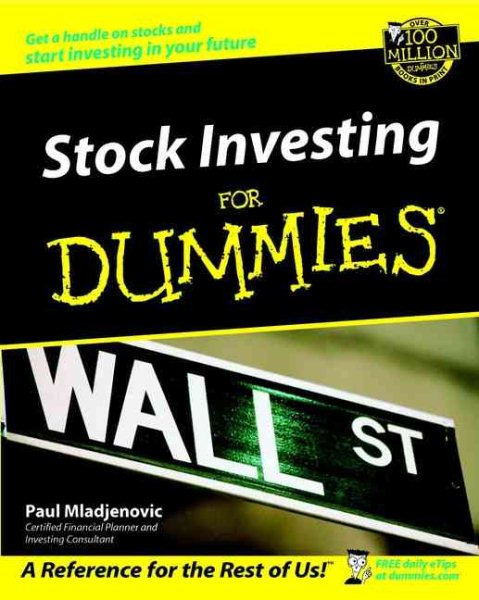 Stock Investing For Dummies (For Dummies (Business & Personal Finance)) cover