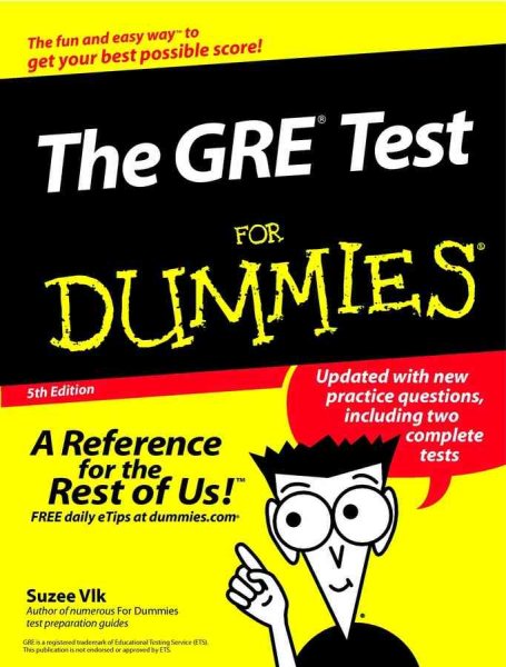 The GRE Test For Dummies (GRE CAT FOR DUMMIES)
