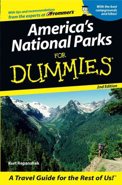 America's National Parks For Dummies (Dummies Travel) cover