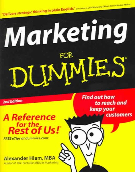 Marketing For Dummies cover