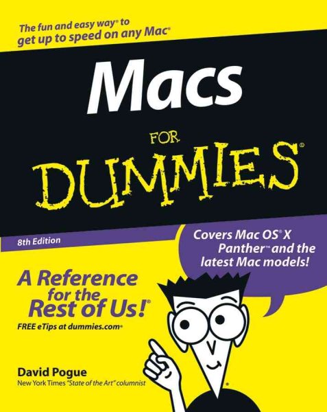 Macs For Dummies cover