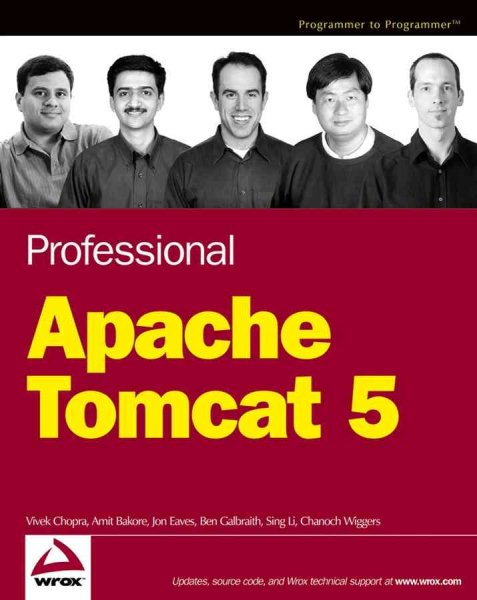 Professional Apache Tomcat 5 (Programmer to Programmer) cover