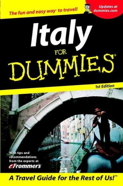 Italy For Dummies? (Dummies Travel) cover