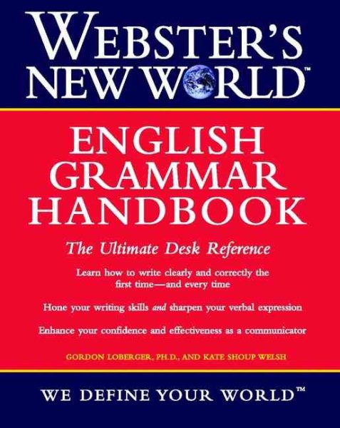 Webster's New World English Grammar Handbook cover