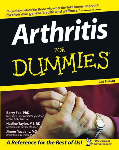 Arthritis For Dummies cover