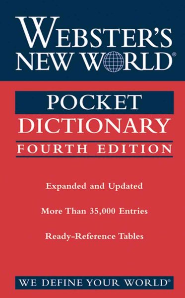 Webster's New World Pocket Dictionary cover
