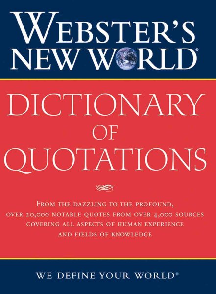 Webster's New World Dictionary of Quotations cover
