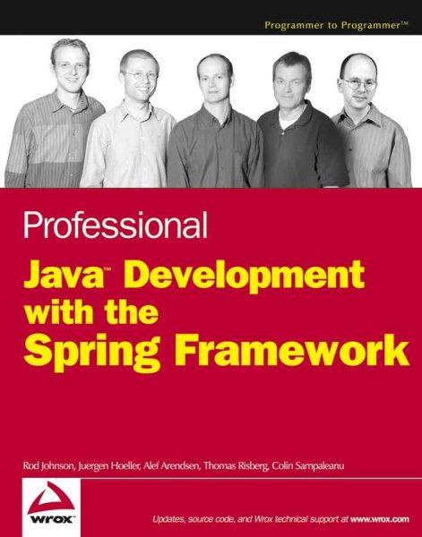 Professional Java Development with the Spring Framework cover