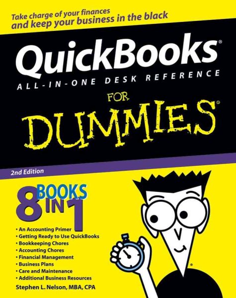 Quickbooks All-in-one Desk Ref FD 2e (For Dummies (Computer/Tech)) cover