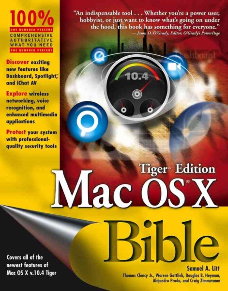 Mac OS X Bible cover