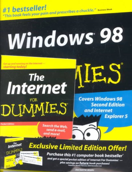 Windows 98 For Dummies and Internet For Dummies Pkt Ed Bundle (For Dummies (Computers)) cover