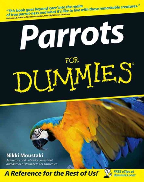 Parrots For Dummies cover