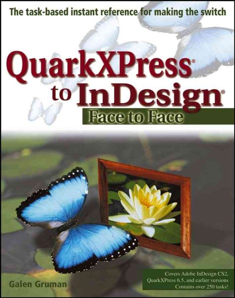 QuarkXPress to InDesign: Face to Face cover