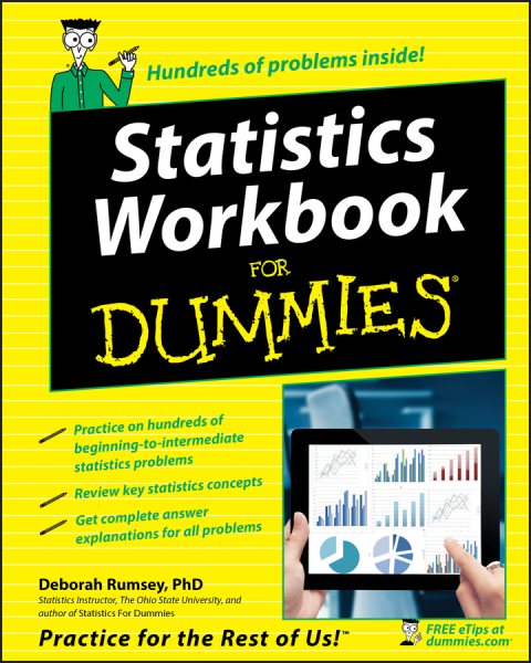 Statistics Workbook For Dummies cover