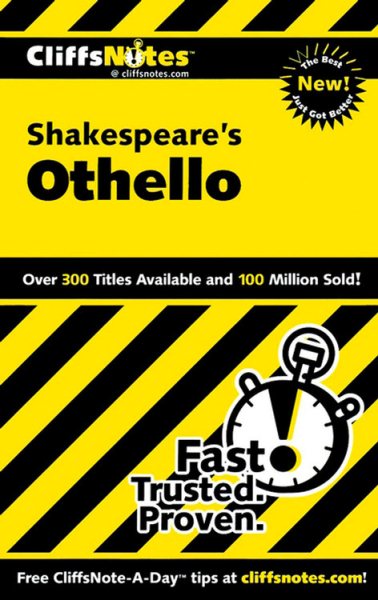 CliffsNotes on Shakespeare's Othello (Cliffsnotes Literature Guides) cover