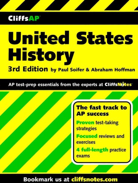 CliffsAP United States History Preparation Guide, 3rd Edition cover