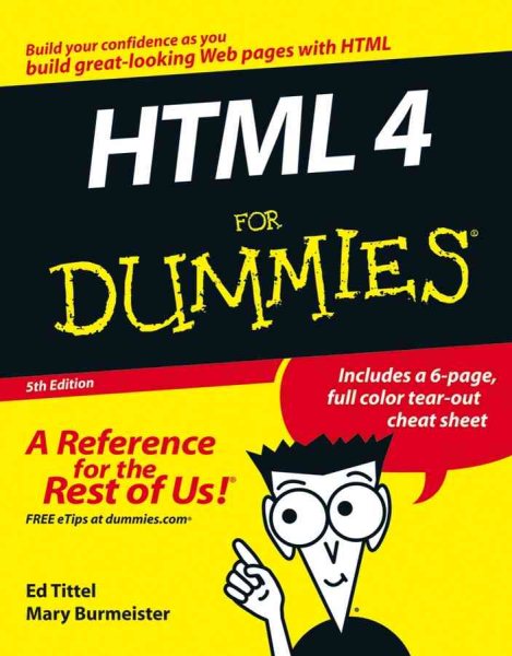 HTML 4 For Dummies, 5th Edition cover